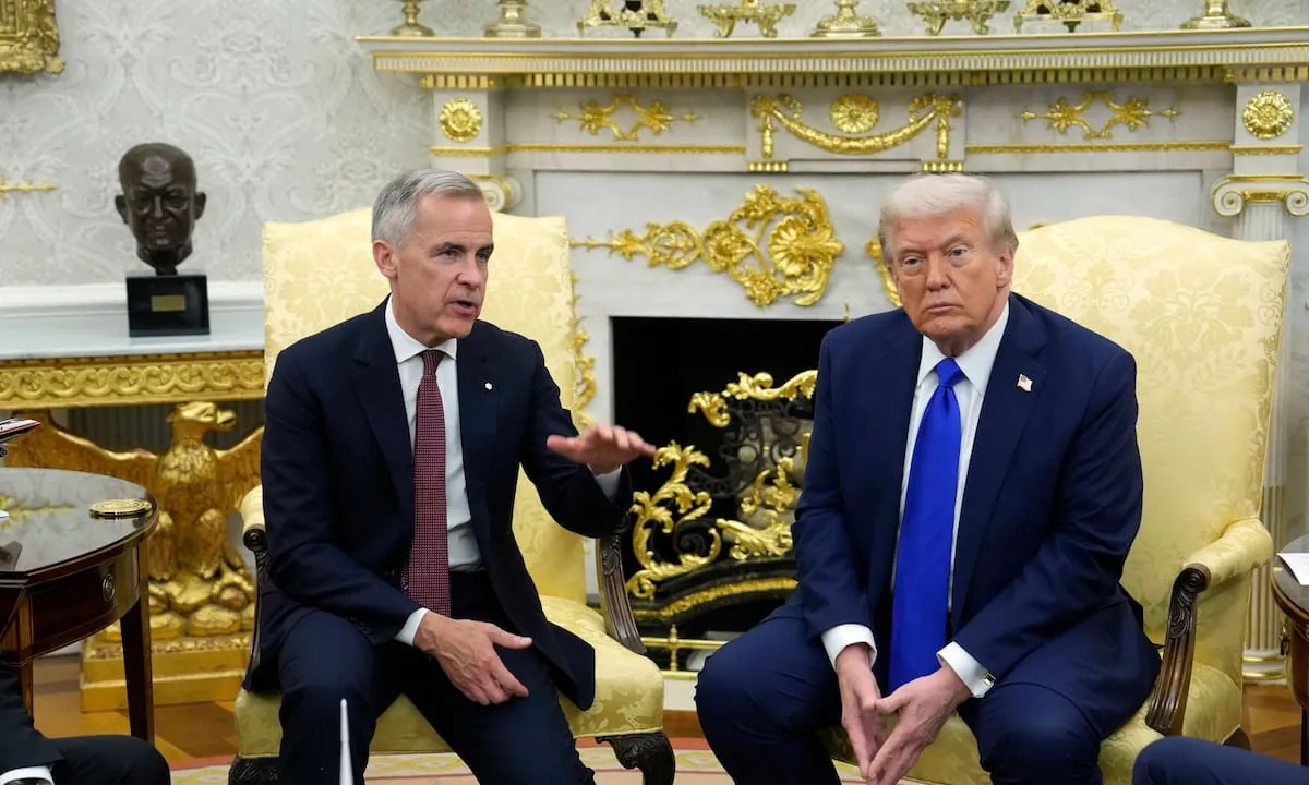 Trump vuelve a imponer aranceles de 50% a Canadá y Carney responde con la misma cifra