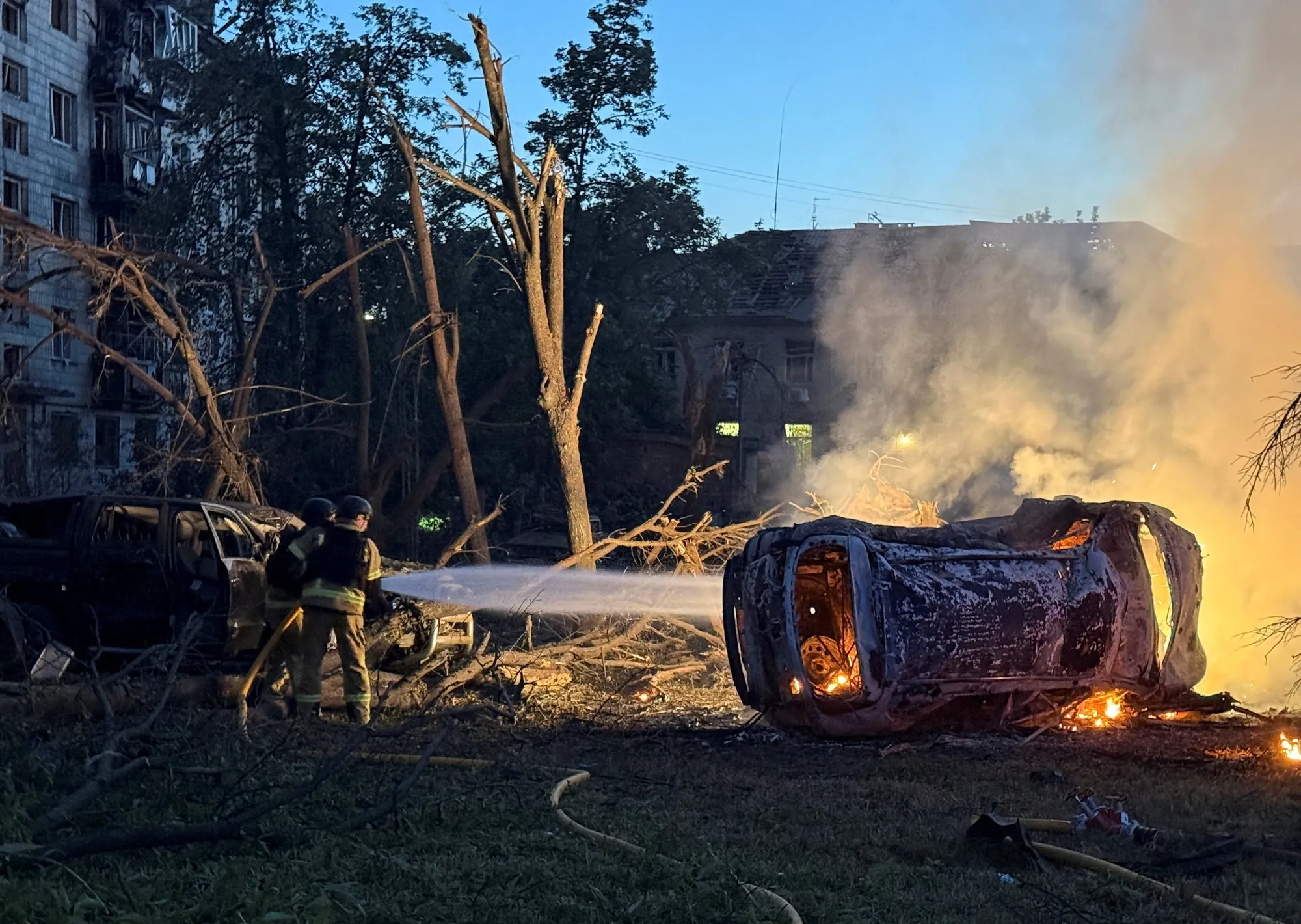 “Kiev sobrevivió a otra noche de terror”: un ataque masivo de Rusia dejó al menos 13 muertos en la capital de Ucrania