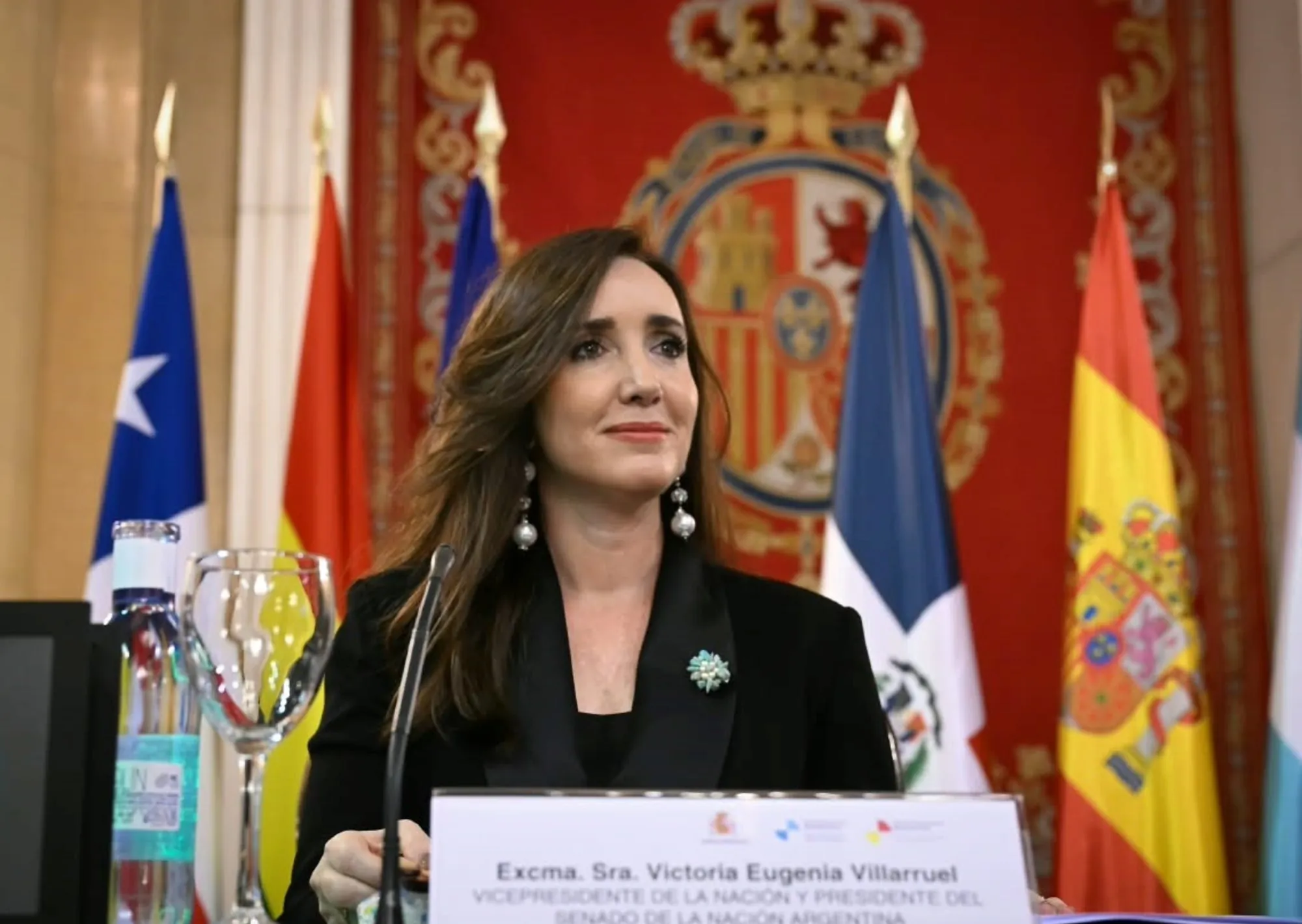 Como Milei, Villarruel también se fue de viaje a Europa: en modo candidata habló del Estado eficiente y alentó la industria nacional
