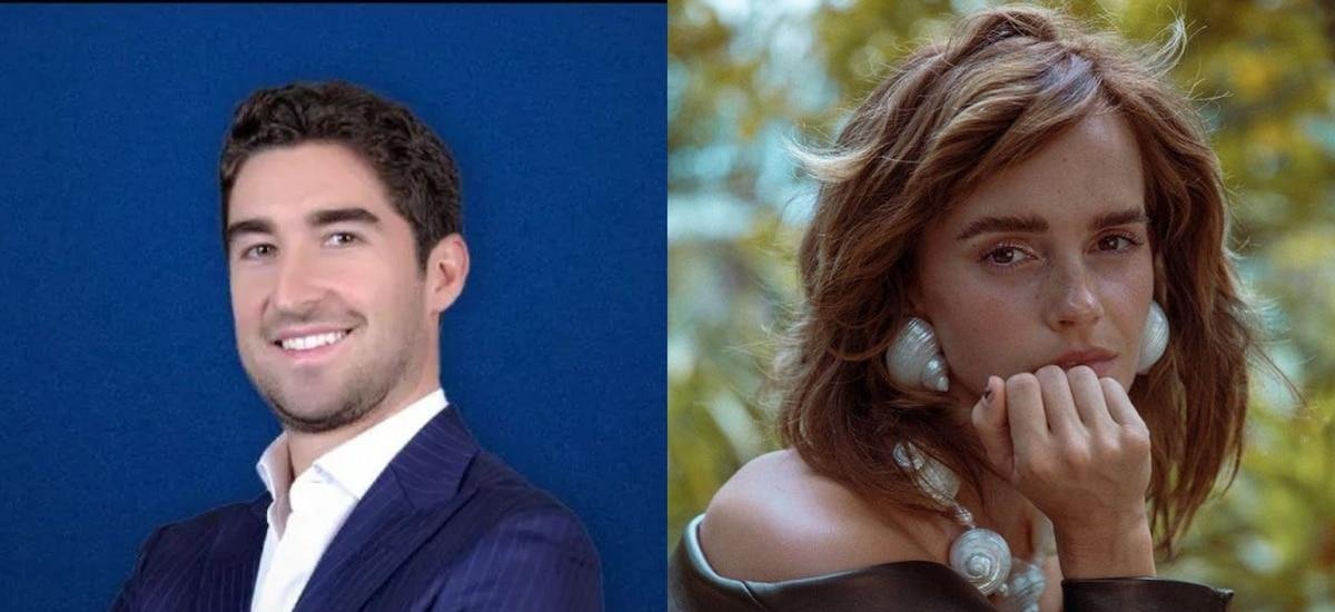 Relación de Emma Watson y Gonzalo Hevia Baillères divide opiniones en redes: “Es mucho para él”