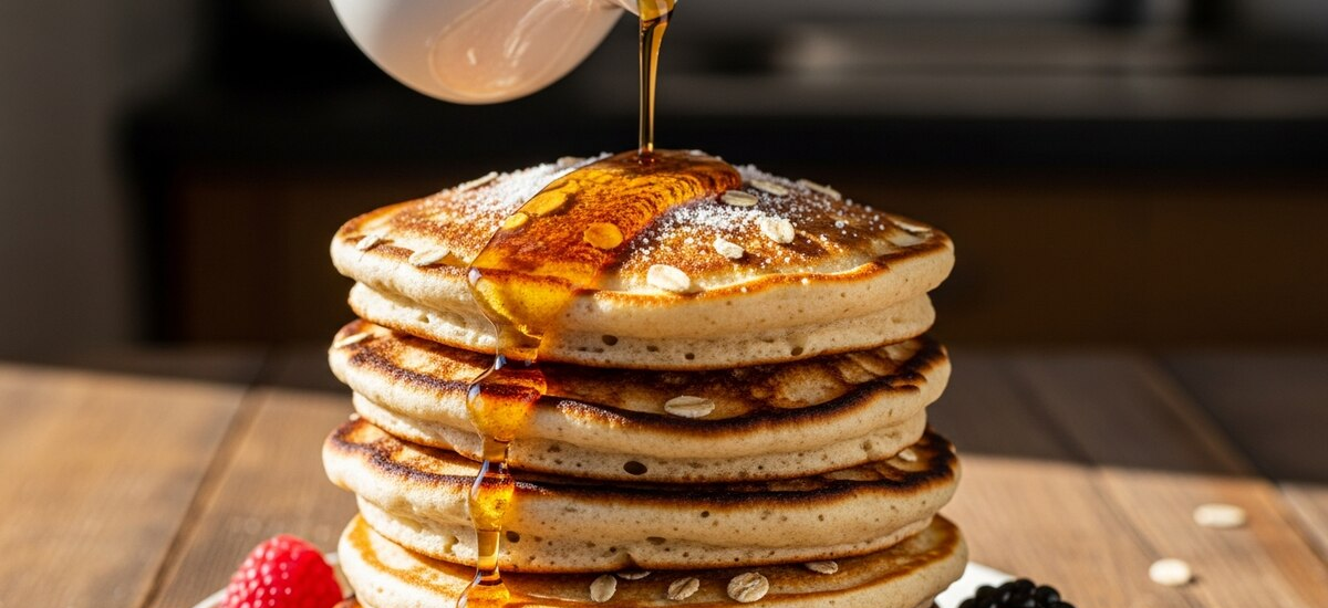 Receta de panqueques light sin harina ni azúcar, rápida y fácil