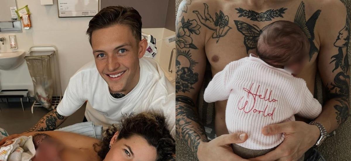 Oliver Sonne y su novia Isabella Taulund presentan a su bebé con tiernas fotos en redes sociales