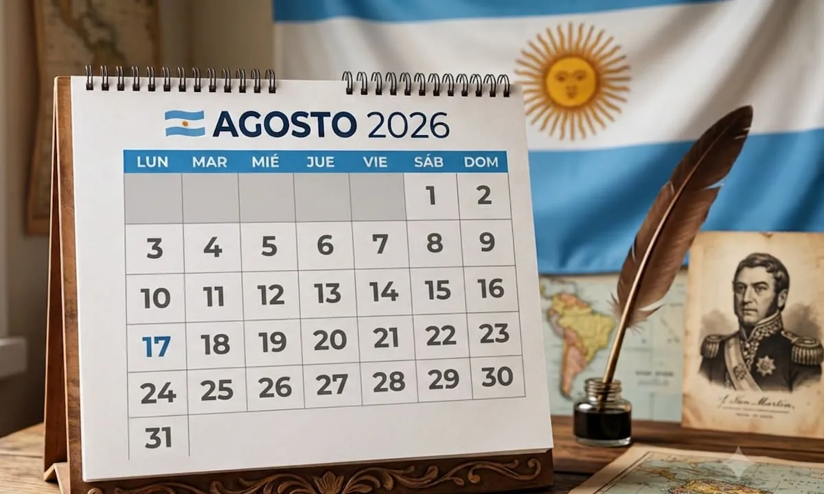 Fin de semana largo: por qué es feriado el lunes 17 de agosto