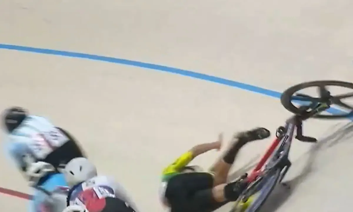 La ciclista brasileña que sufrió una dura caída en los Juegos Suramericanos y luego fue arrollada por dos rivales