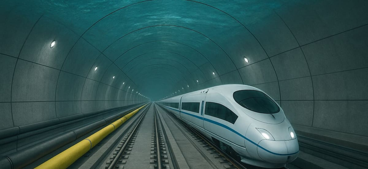 Así será el túnel submarino más grande del mundo: unirá dos continentes bajo el océano Ártico y se recorrería en minutos