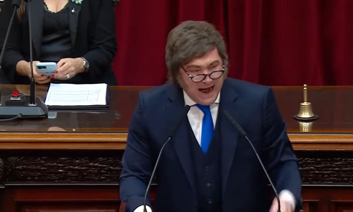 Milei arremetió contra el kirchnerismo en el Congreso: “Su líder va a seguir presa”