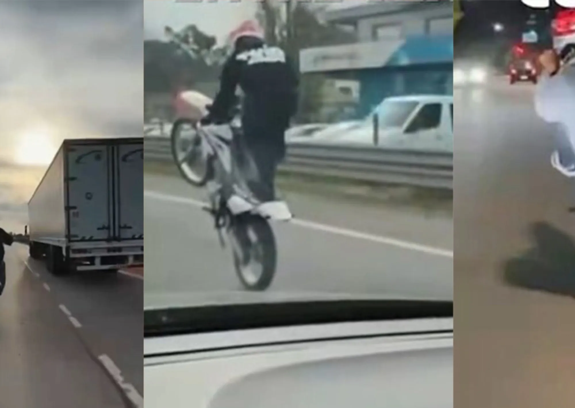 Hacía "wheelie" en la ruta, se grababa y lo subía a las redes sociales: le suspendieron la licencia hasta 2099
