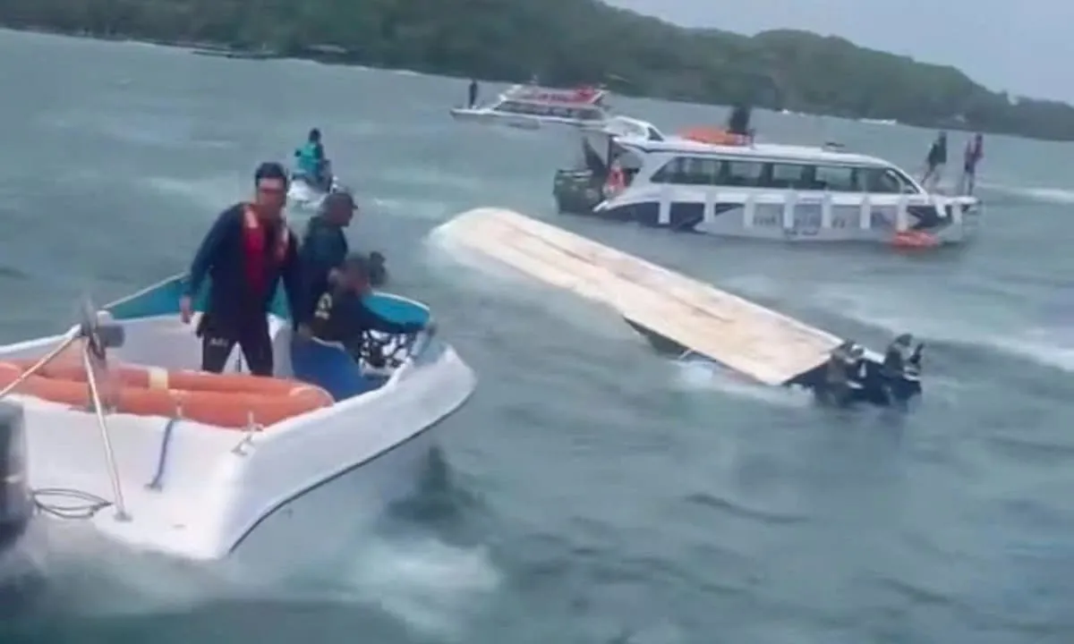 Murieron 15 turistas tras volcar en una lancha rápida en Vietnam