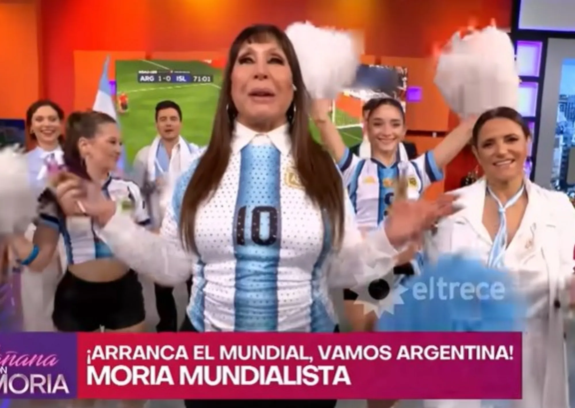 Moria Casán reveló el motivo por el que no ve los partidos de la Selección Argentina: "¡Una loca!"