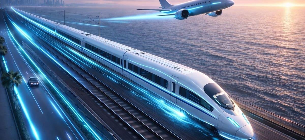Inauguran un tren bala que irá más rápido que un avión: alcanzará los 1000 km/h y será el orgullo de un país