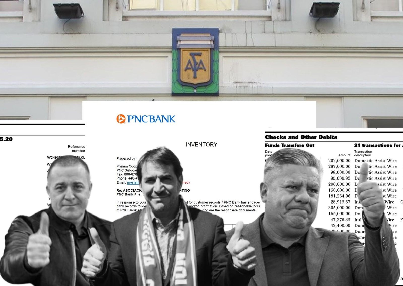 Corrupción en la AFA: del segundo discovery surgen giros de Javier Faroni al Perugia de Italia y a otras nueve empresas fantasma