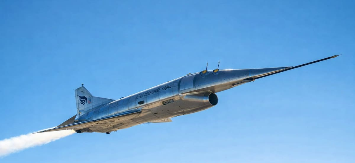 Estados Unidos presentó un nuevo avión supersónico y es el mayor orgullo del país: vuela de Nueva York a Londres en menos de 60 minutos