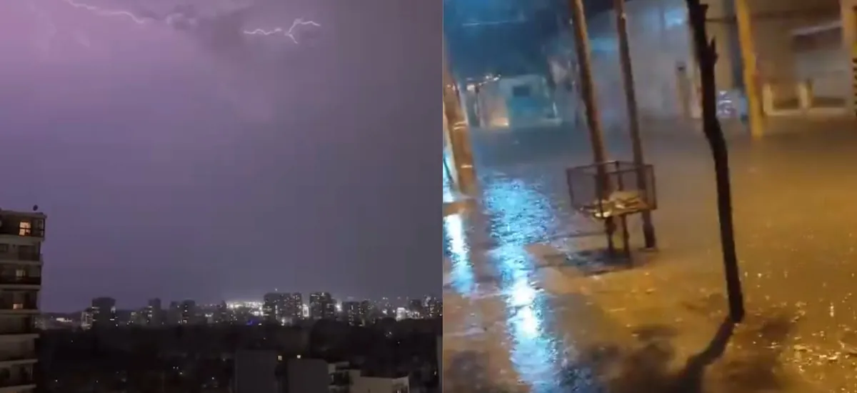 Sigue el alerta naranja en el AMBA y 18 provincias: prevén tormentas fuertes, vientos y caída de granizo