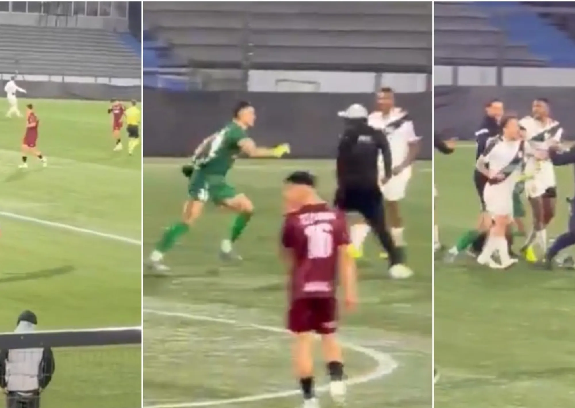 Escándalo en el fútbol de Uruguay: entraron a la cancha encapuchados y agredieron a jugadores de su equipo