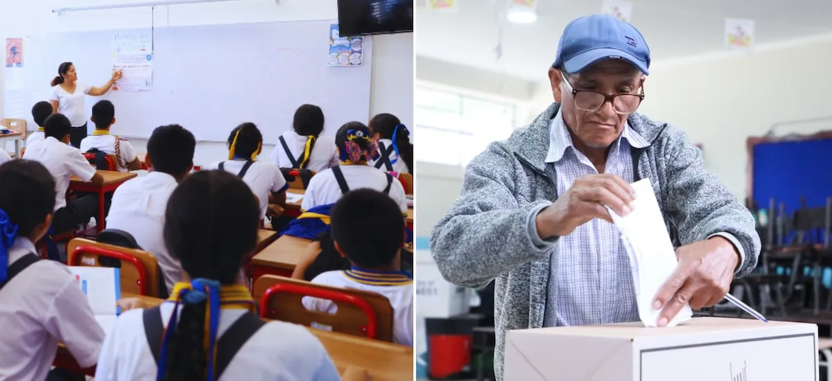 Suspenden clases del 14 de abril en colegios usados como locales de votación tras jornada electoral extendida en Lima: lista completa