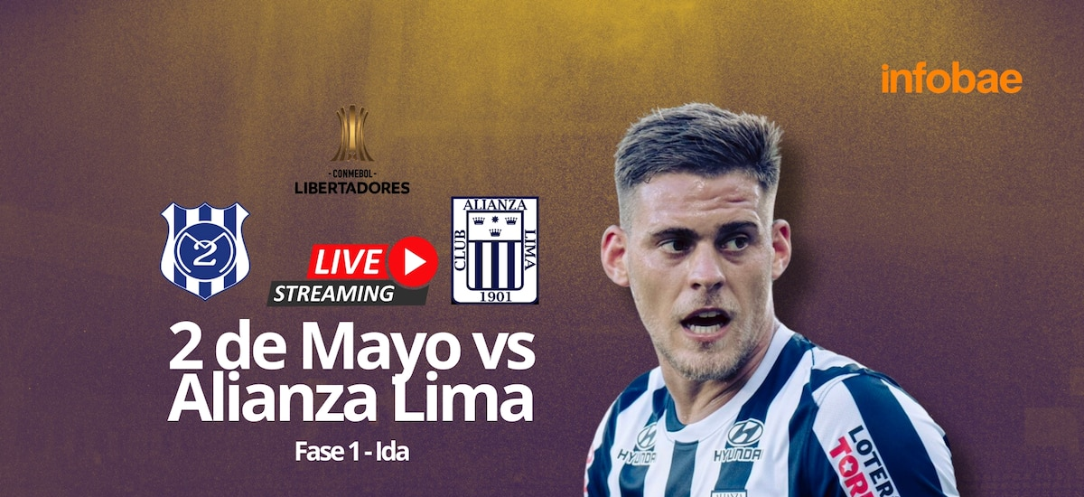 Alianza Lima vs 2 de Mayo EN VIVO HOY: minuto a minuto del partido por fase 1 ida de la Copa Libertadores 2026
