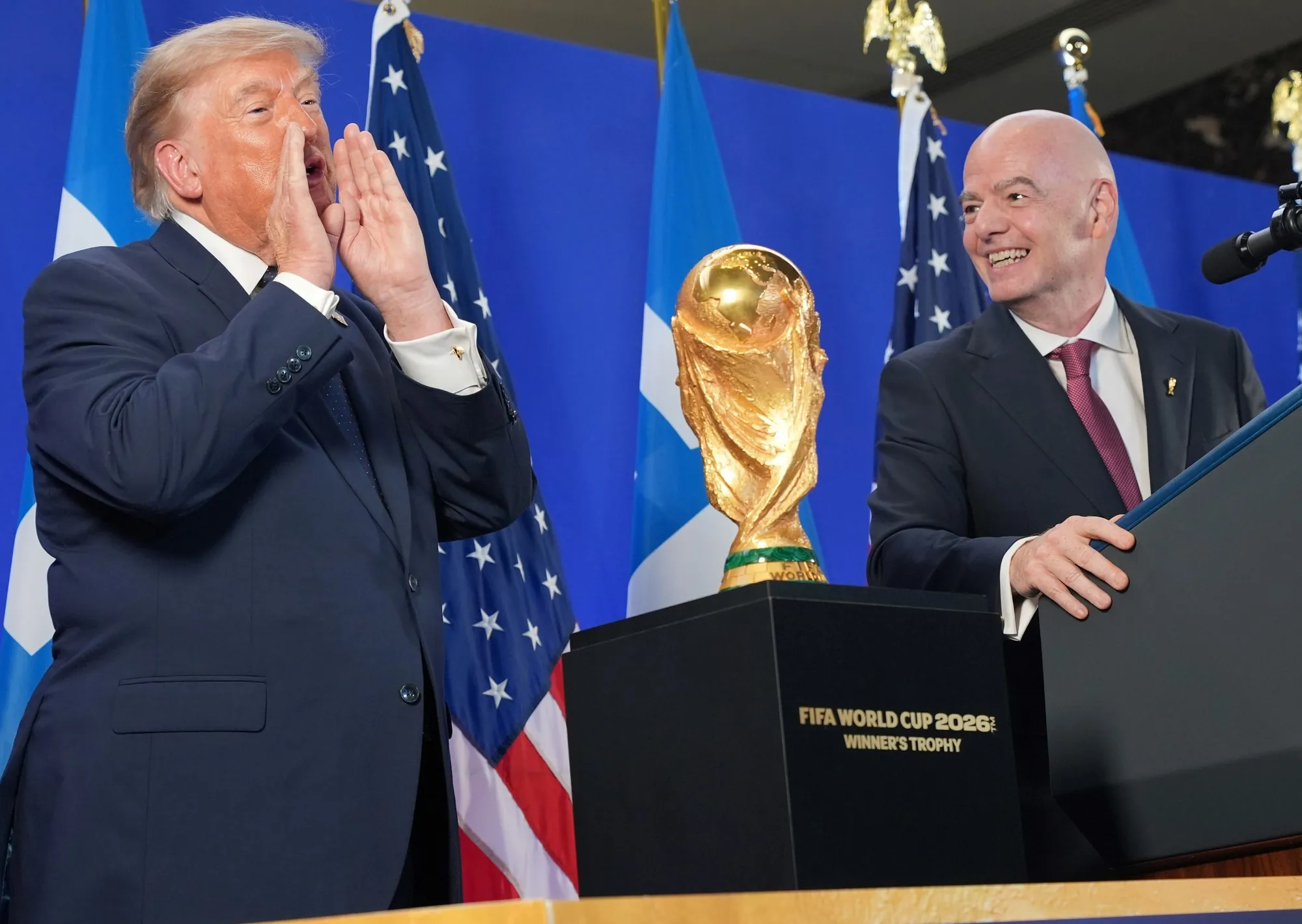 Donald Trump, el amigo de Gianni Infantino que buscará robarse todas las miradas con la copa del mundo en la mano