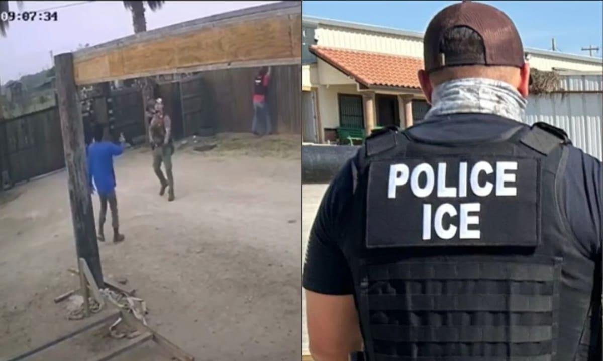 El ICE, sin límites en Texas: saltaron el paredón de una casa para detener a un migrante y expertos explican si es legal