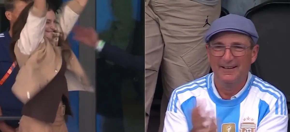 El festejo de Lucha Aymar y la eufórica celebración de Cachito Vigil tras la consagración de Las Leonas en el Mundial de hockey
