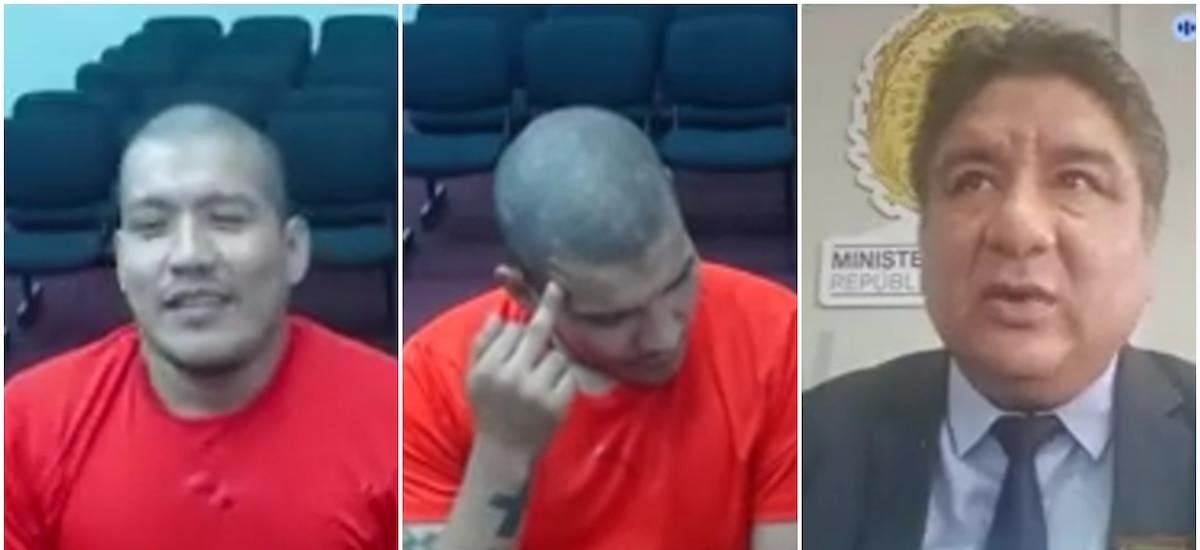 ‘El Monstruo’ reaparece con dos abogados, le muestra el dedo medio al fiscal y se ríe de los mensajes extorsivos que envió