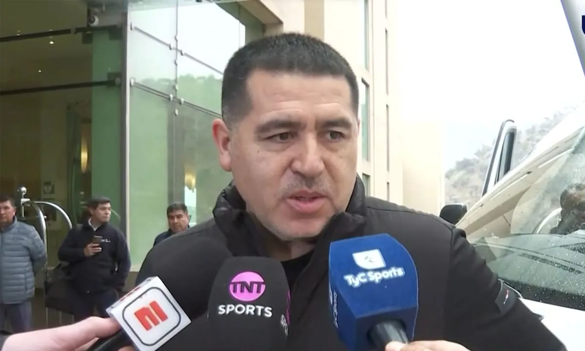 Juan Román Riquelme cuestionó el gol que recibió Boca: “No te pueden hacer un gol de lateral”