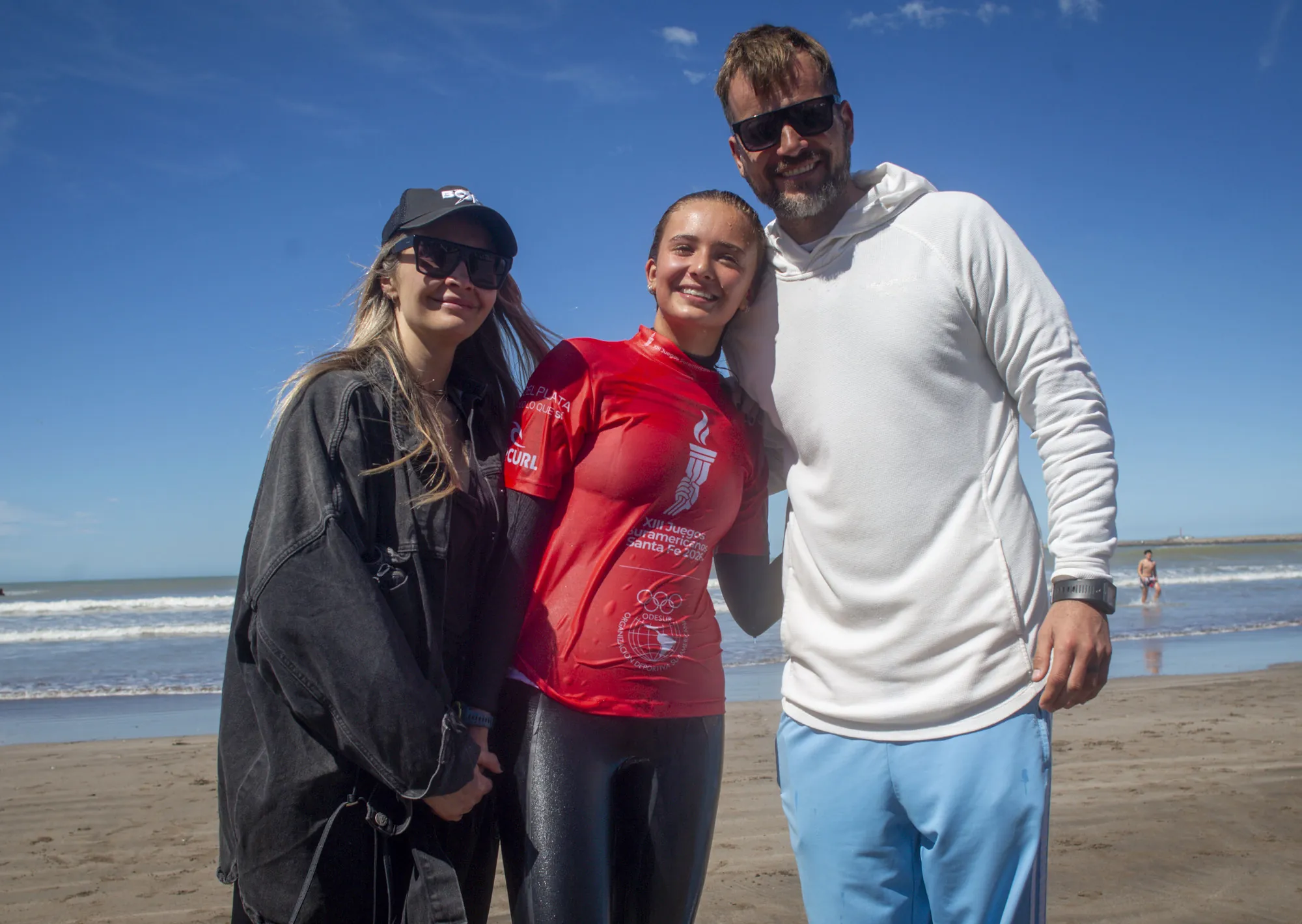 Isabella Assmann, la hija de Fabián y Melina Pitra que se consagró campeona sudamericana de bodyboard a los 14 años