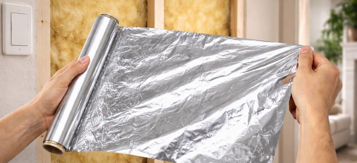 Arquitectos revelan que poner papel aluminio detrás de los muebles puede ayudar a detectar humedad en 48 horas