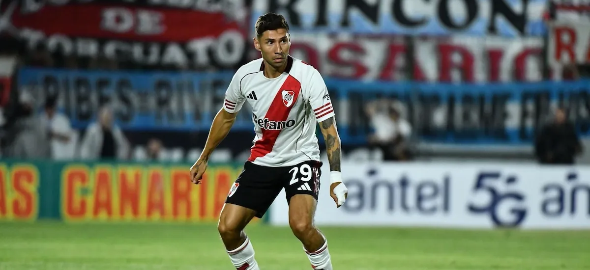 Se confirmó la lesión que sufrió Montiel: el singular problema que tiene River para reemplazarlo en la Copa Sudamericana