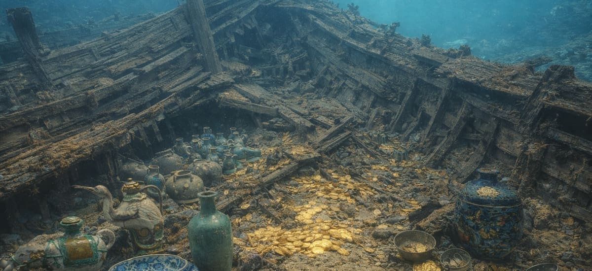 Encuentran dos barcos llenos de tesoros invaluables que revelan los secretos de una de las rutas más importantes de la antigüedad