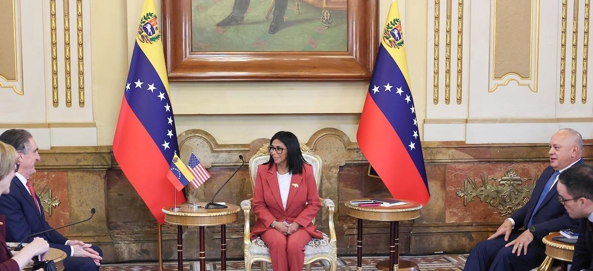 Delcy Rodríguez: Venezuela y EEUU reafirman voluntad de avanzar en desarrollo de recursos