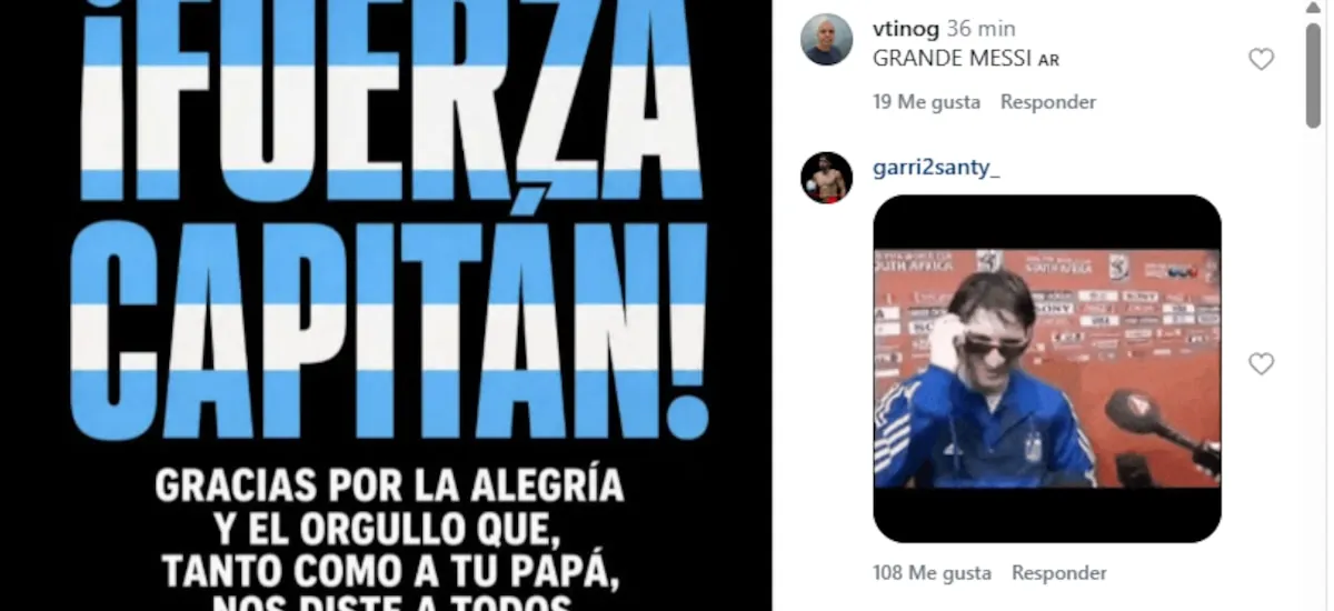 “Fuerza capitán”: el presidente Javier Milei le envió un mensaje de apoyo a Lionel Messi