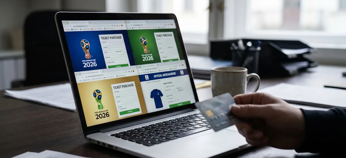 Las falsas tiendas del Mundial 2026 ya circulan en internet y buscan robar dinero y datos personales