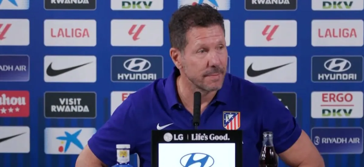 Qué dijo Diego Simeone tras la exclusión de Julián Álvarez de la lista de convocados del Atlético de Madrid