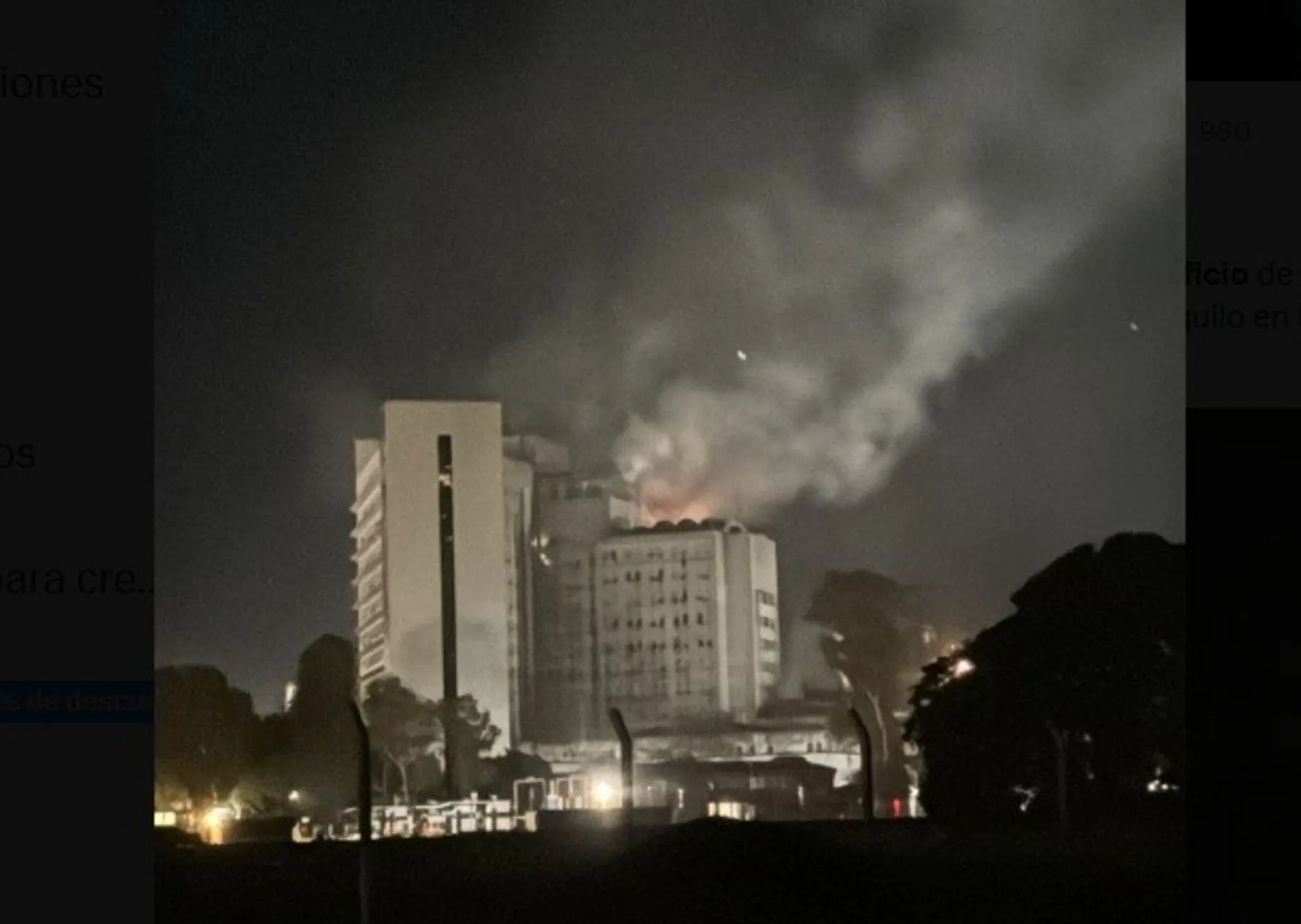 Se produjo un incendio en el edificio Libertad de la Armada: 75 personas fueron evacuadas y no hubo heridos de gravedad