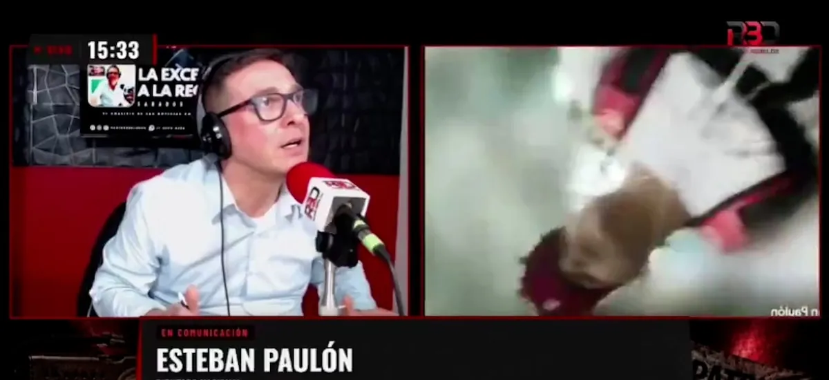 Video: Le robaron el celular al diputado nacional Esteban Paulón en Brasil cuando daba una entrevista en vivo