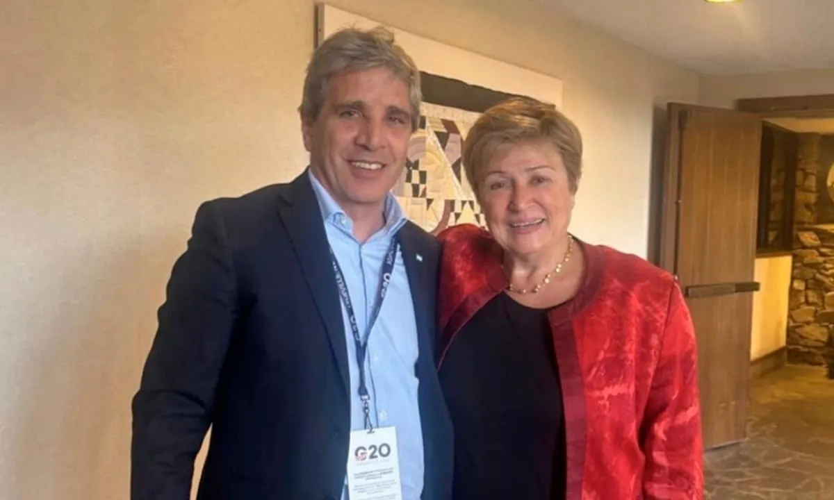 Tras el encuentro con Georgieva en una cumbre del G-20 en EE.UU., Caputo se reúne con Bessent