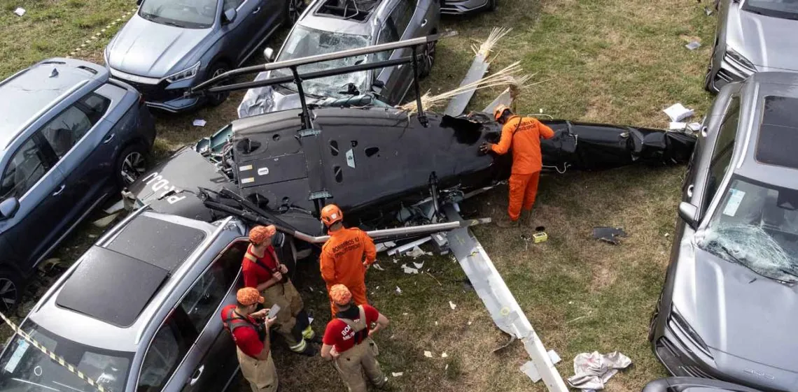 Choque de helicópteros en Río: la aeronave donde viajaban los dos argentinos había sido investigada por presun...