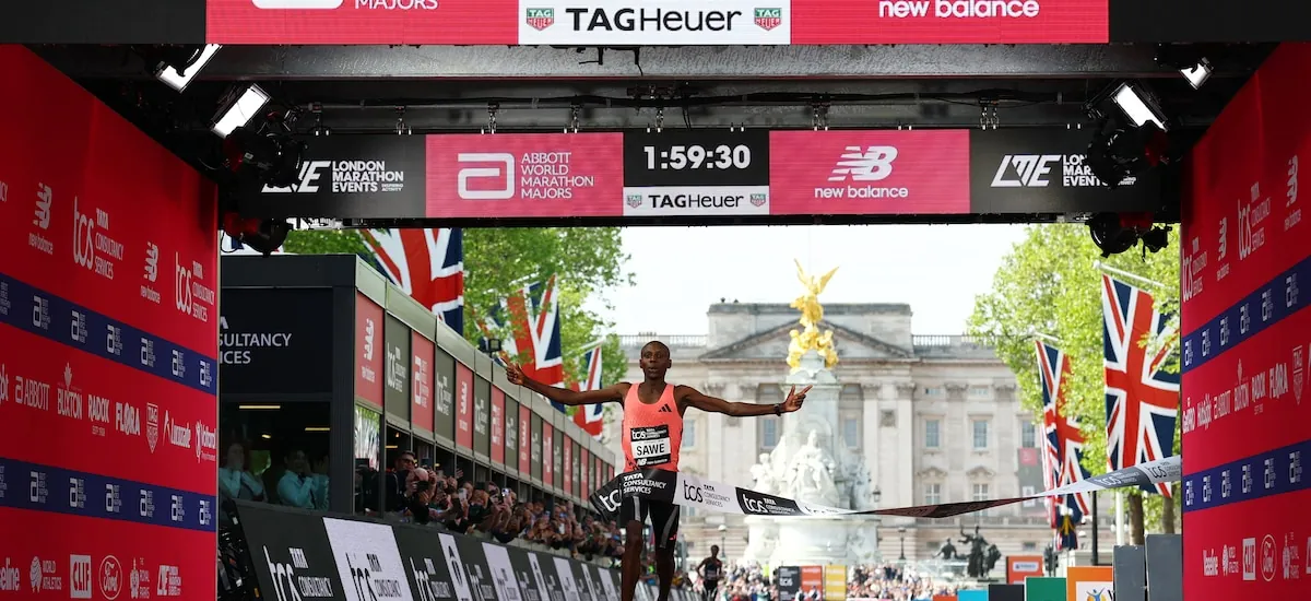 Histórico: Sabastian Sawe se convirtió en el primer atleta en correr un maratón en menos de dos horas tras ganar en Londres