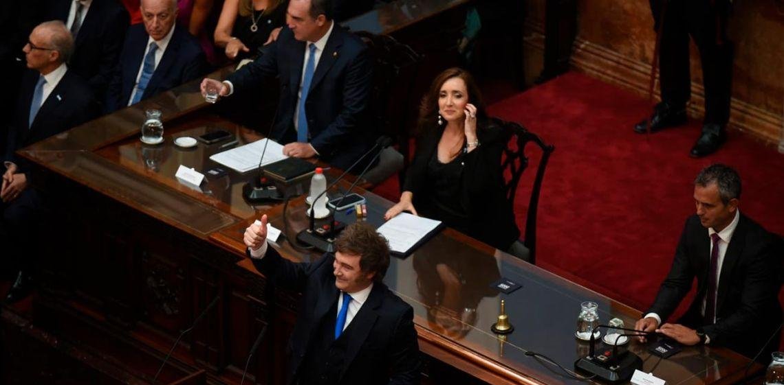 Más de 20 insultos diferentes y el anuncio de una nueva "arquitectura institucional": el discurso de Javier Milei en el Congreso