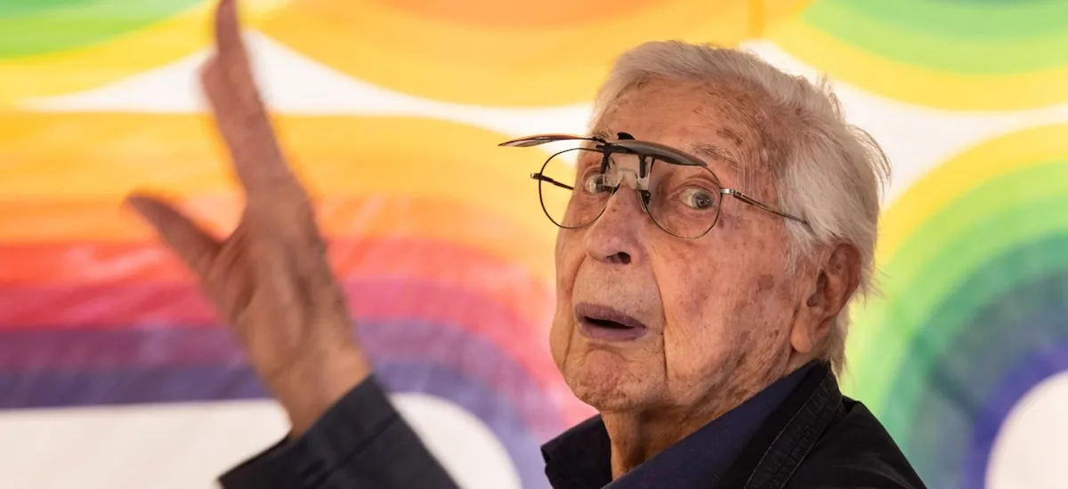 Murió Julio Le Parc, el genio que hizo de la luz y el movimiento un espectáculo