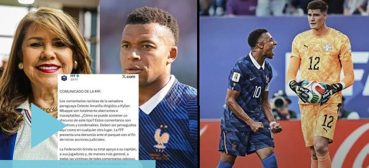 "Camerunés colonizado“: Mbappé respondió con altura al feroz racismo de una senadora paraguaya